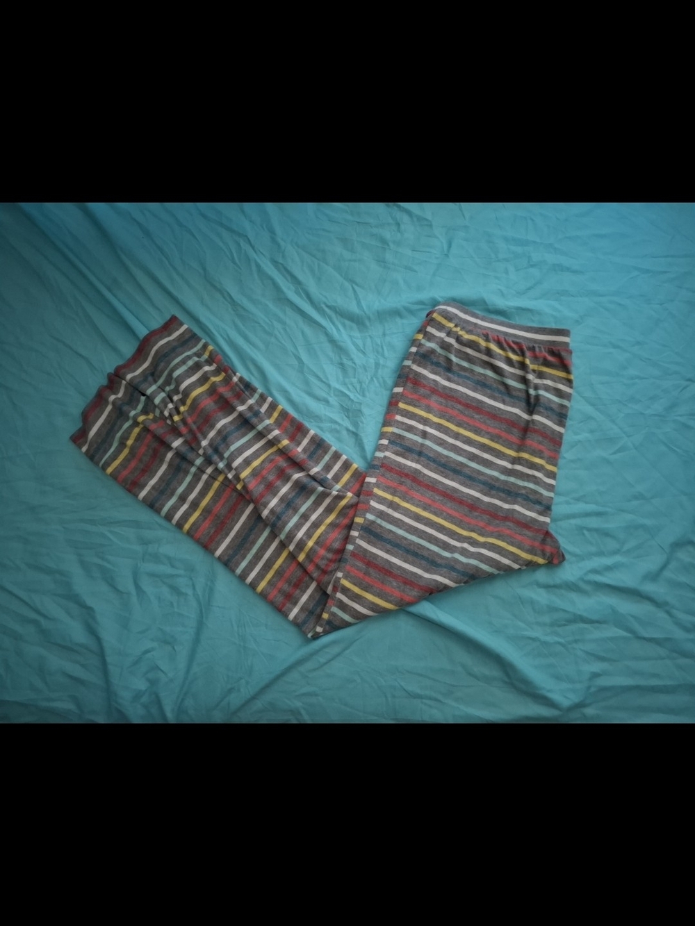 Women Striped Lounge Pants - Gray Multi